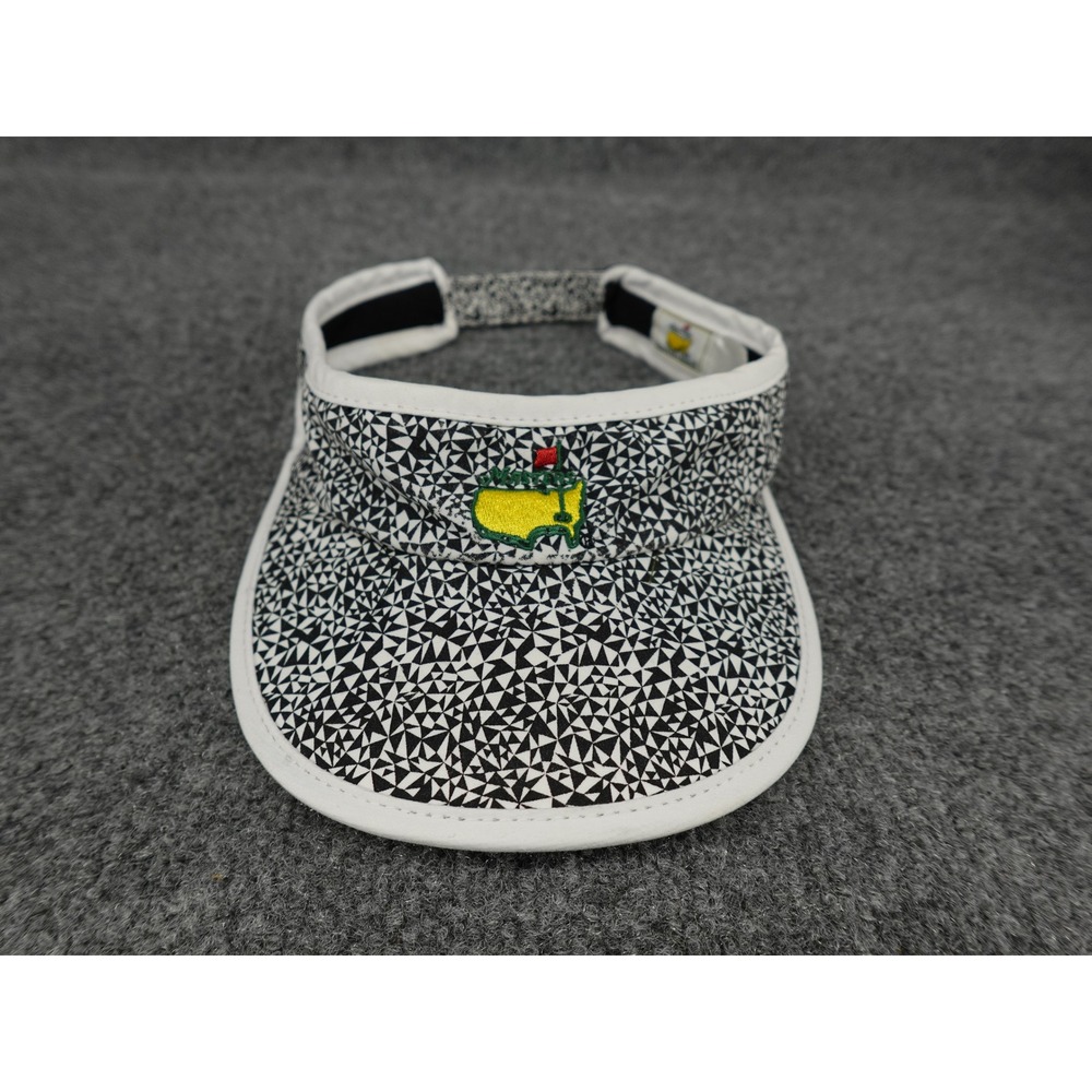 American Needle Masters Visor Unisex OSFA‎ Black White Geometric Golf Hat